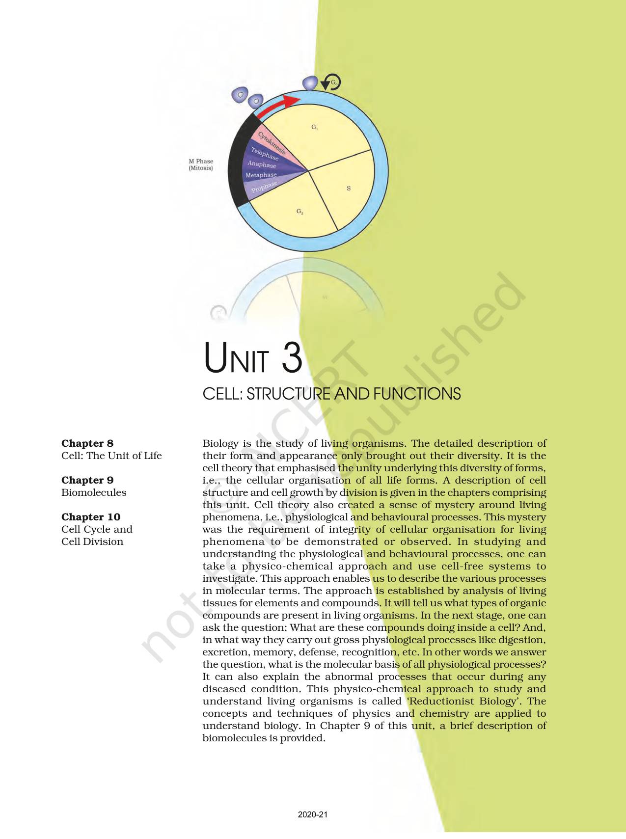 Cell The Unit Of Life Ncert Book Of Class Biology